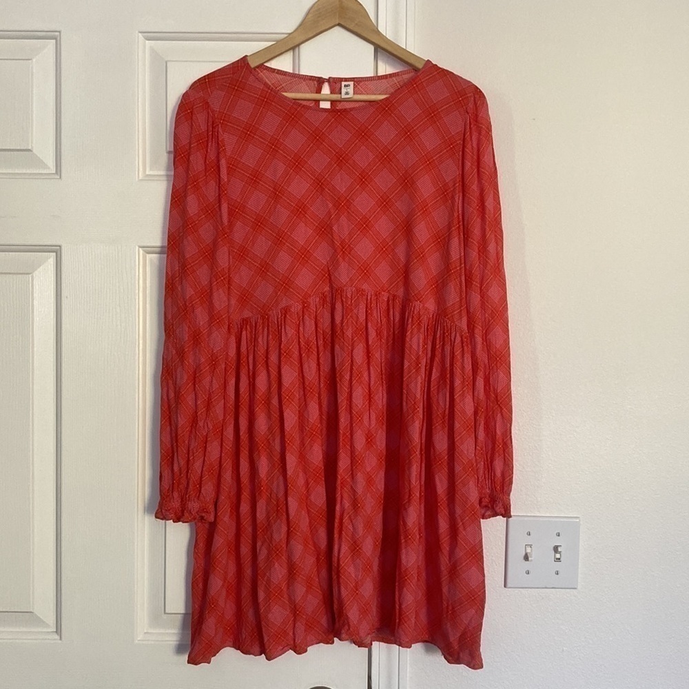 BP Nordstrom Juniors pink baby doll dress.